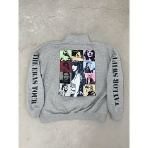 Taylor Swift The Eras International Tour 1/4 Quarter Zip Sweatshirt Size Medium